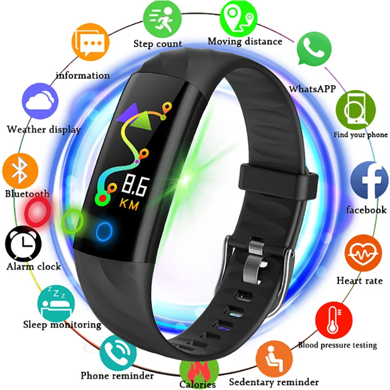 BANGWEI Smart Watch Women Men Pedometer Heart Rate Monitor Blood Oxygen Fitness Tracker Smart Bracelet Sport Watch Waterproof
BANGWEI Smart Watch Women Men Pedometer Heart Rate Monitor Blood Oxygen Fitness Tracker Smart Bracelet Sport Watch Waterproof