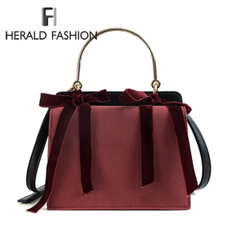 Herald Fashion Women Handbag with Bows Quality Leather Female Shoulder Bag Casual Tote Bags Ladies' Messenger Crossbody Bag Sac
Herald Fashion Women Handbag with Bows Quality Leather Female Shoulder Bag Casual Tote Bags Ladies' Messenger Crossbody Bag Sac