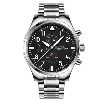 Multifunction Pilot Watch Top Brand GUANQIN Fashion Sport Automatic Watch Men Calendar Week 24Hours Luminous Mechanical watches
Multifunction Pilot Watch Top Brand GUANQIN Fashion Sport Automatic Watch Men Calendar Week 24Hours Luminous Mechanical watches
