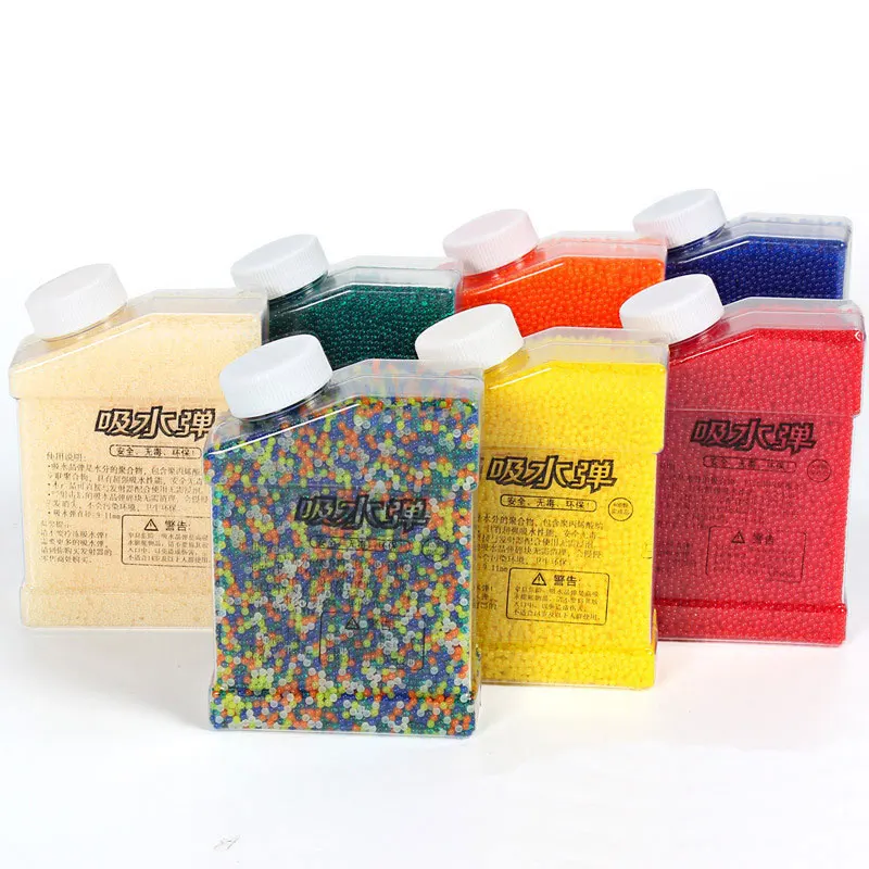 20000 pcs/box Water gun bullet Seven multi colors soft crystal water paintball bullet grow water beads balls water toy
20000 pcs/box Water gun bullet Seven multi colors soft crystal water paintball bullet grow water beads balls water toy