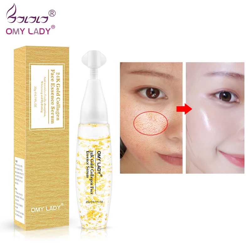 OMY LADY Face Essence 24K Gold Skin Care Collagen Serum Anti Aging Nutritious Moisturizing Serum Whitening Essence TSLM1
OMY LADY Face Essence 24K Gold Skin Care Collagen Serum Anti Aging Nutritious Moisturizing Serum Whitening Essence TSLM1