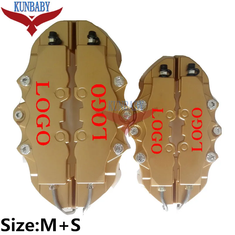 KUNBABY Gold ABS Plastic Car Auto 3D Word Style Disc Brake Caliper Covers Front And Rear Size M+S Fit To Wheel 17'' Or Under
KUNBABY Gold ABS Plastic Car Auto 3D Word Style Disc Brake Caliper Covers Front And Rear Size M+S Fit To Wheel 17'' Or Under