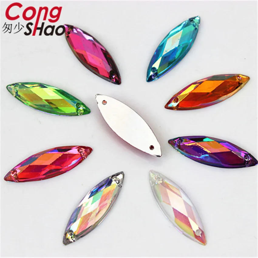 Cong Shao 100Pcs 8*25mm AB Colorful flatback Horse Eye stones and crystals Acrylic Rhinestone sewing 2 Hole costume Button CS634
Cong Shao 100Pcs 8*25mm AB Colorful flatback Horse Eye stones and crystals Acrylic Rhinestone sewing 2 Hole costume Button CS634