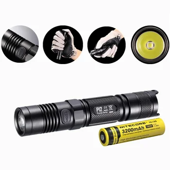 Nitecore P12 Tactical Flashlight with Nitecore NL188 18650 3200mah battery XM-L2 U2 Led 1000 Lumens Outdoor Camping Portable
Nitecore P12 Tactical Flashlight with Nitecore NL188 18650 3200mah battery XM-L2 U2 Led 1000 Lumens Outdoor Camping Portable