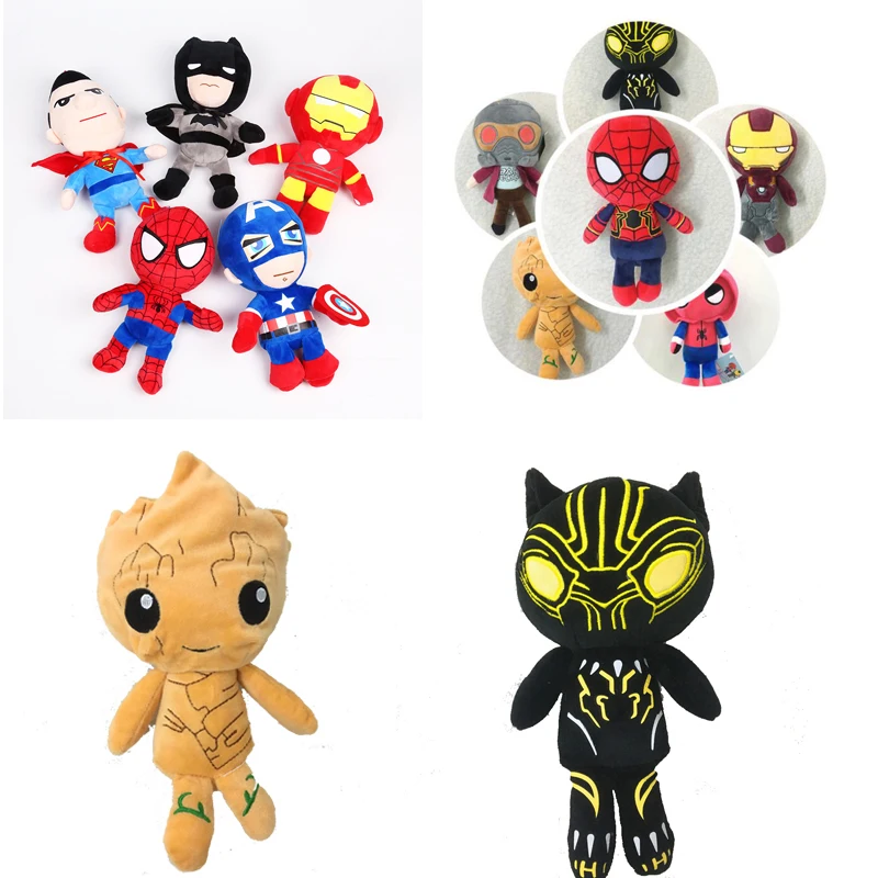 Avengers Marvel 3 Infinity War Figures Plush Toys Guardians of Galaxy Rocket Plush Doll Black Panther Iron man Spider man Toys
Avengers Marvel 3 Infinity War Figures Plush Toys Guardians of Galaxy Rocket Plush Doll Black Panther Iron man Spider man Toys