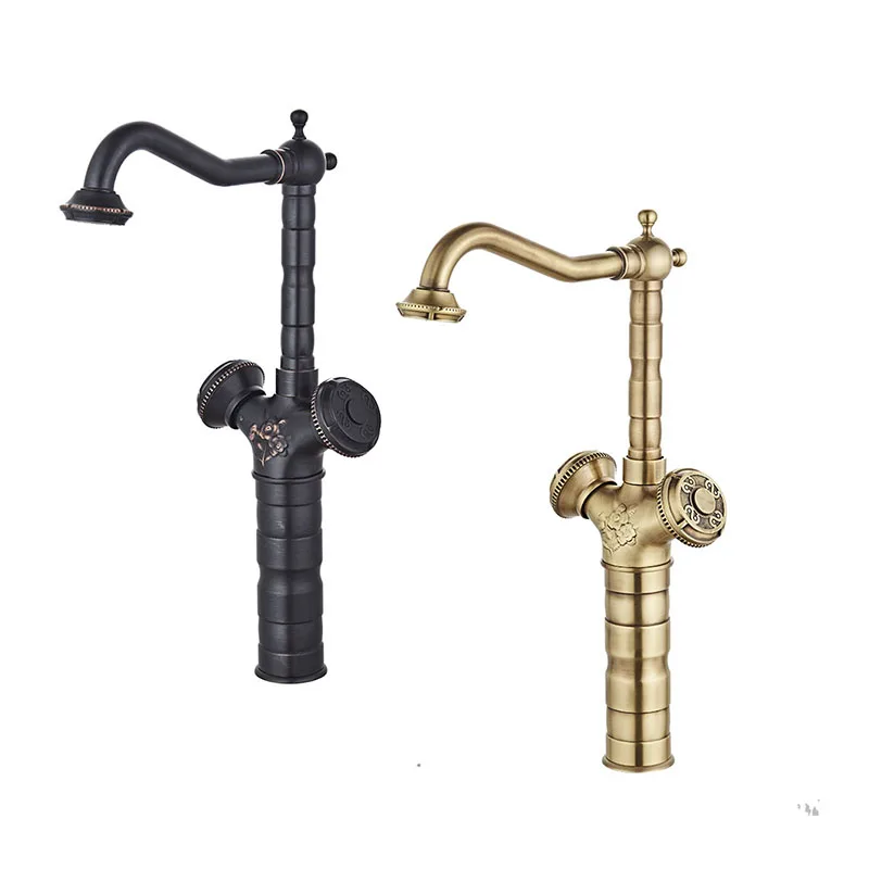 Free Shipping Oil Rubber Bronze ORB Bathroom Faucet Sink Basin Mixer Tap Cold And Hot Water taps Antique Brass Wholesale JP119
Free Shipping Oil Rubber Bronze ORB Bathroom Faucet Sink Basin Mixer Tap Cold And Hot Water taps Antique Brass Wholesale JP119