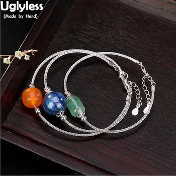 Uglyless Candy Colors Gemstones Balls Bracelets for Women Real 925 Sterling Silver Thin Chains Bracelets Strawberry Green Charms
Uglyless Candy Colors Gemstones Balls Bracelets for Women Real 925 Sterling Silver Thin Chains Bracelets Strawberry Green Charms