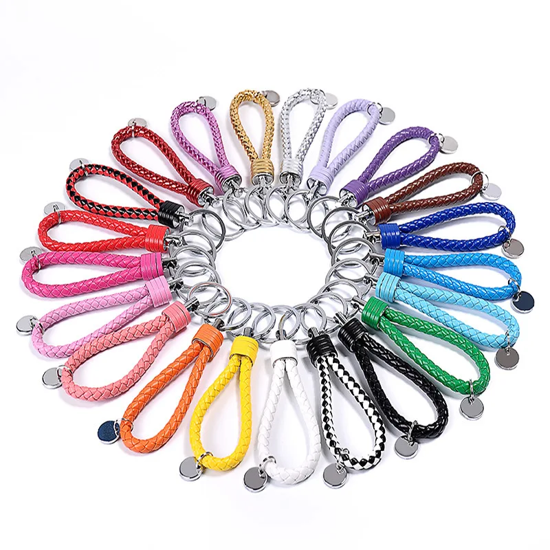 Fashion Handmade Leather Rope Woven Keychain Metal key rings Key Chains Men or Women Key Holder Key Cover Auto Keyring Gifts
Fashion Handmade Leather Rope Woven Keychain Metal key rings Key Chains Men or Women Key Holder Key Cover Auto Keyring Gifts