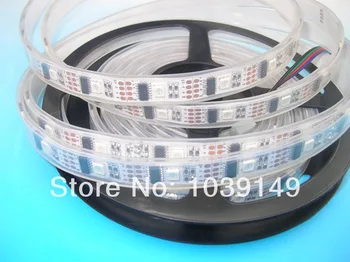 WS2801 led strip 32leds/m; 32 pixels/m,DC5V,Black pcb,waterproof ip65,5m/roll;full color addressable pixel light
WS2801 led strip 32leds/m; 32 pixels/m,DC5V,Black pcb,waterproof ip65,5m/roll;full color addressable pixel light