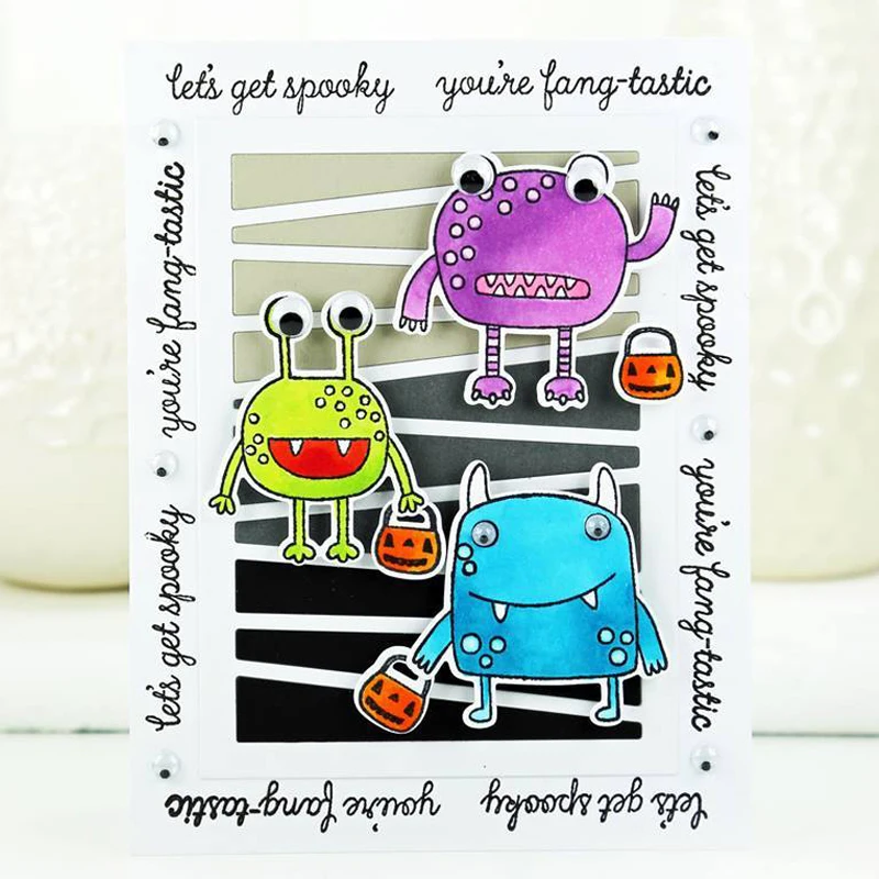 Halloween Monsters Transparent Clear Silicone Stamp Set for DIY Scrapbooking/Photo Album Decorative Card Making Clear Stamps 4x4
Halloween Monsters Transparent Clear Silicone Stamp Set for DIY Scrapbooking/Photo Album Decorative Card Making Clear Stamps 4x4