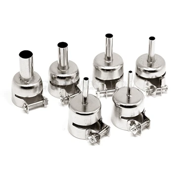 6Pcs 850 Circular Nozzles Hot Air Rework Reflow Soldering Station 3/4/5/6/8/10mm 
6Pcs 850 Circular Nozzles Hot Air Rework Reflow Soldering Station 3/4/5/6/8/10mm