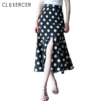 High Waisted Split Midi Skirts Women Button Black Dot Print Casual Chic Summer Skirt Sexy Elegant Boho Skirt
High Waisted Split Midi Skirts Women Button Black Dot Print Casual Chic Summer Skirt Sexy Elegant Boho Skirt