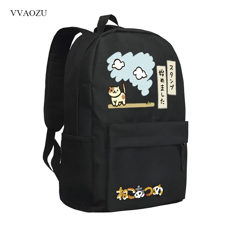 Neko Atsume Backpack College Student School Backpack Bags for Teenagers Cute Cat Print Mochila Laptop Rucksack Travel Daypack 
Neko Atsume Backpack College Student School Backpack Bags for Teenagers Cute Cat Print Mochila Laptop Rucksack Travel Daypack