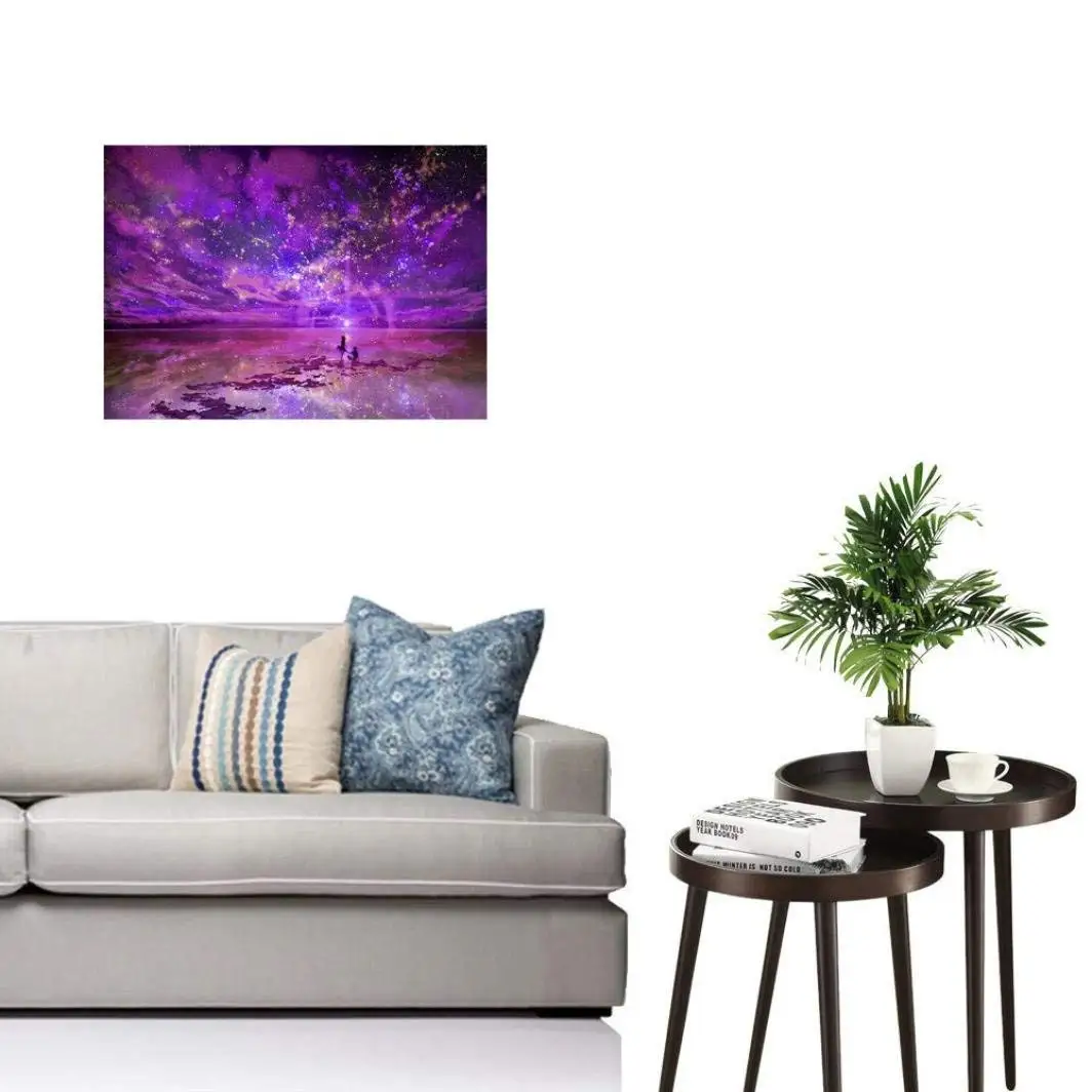 5D DIY Diamond Painting Scenery Mosaic Love the sky Diamond Rhinestone Embroidery Cross Stitch Home Decor Gift Purple
5D DIY Diamond Painting Scenery Mosaic Love the sky Diamond Rhinestone Embroidery Cross Stitch Home Decor Gift Purple