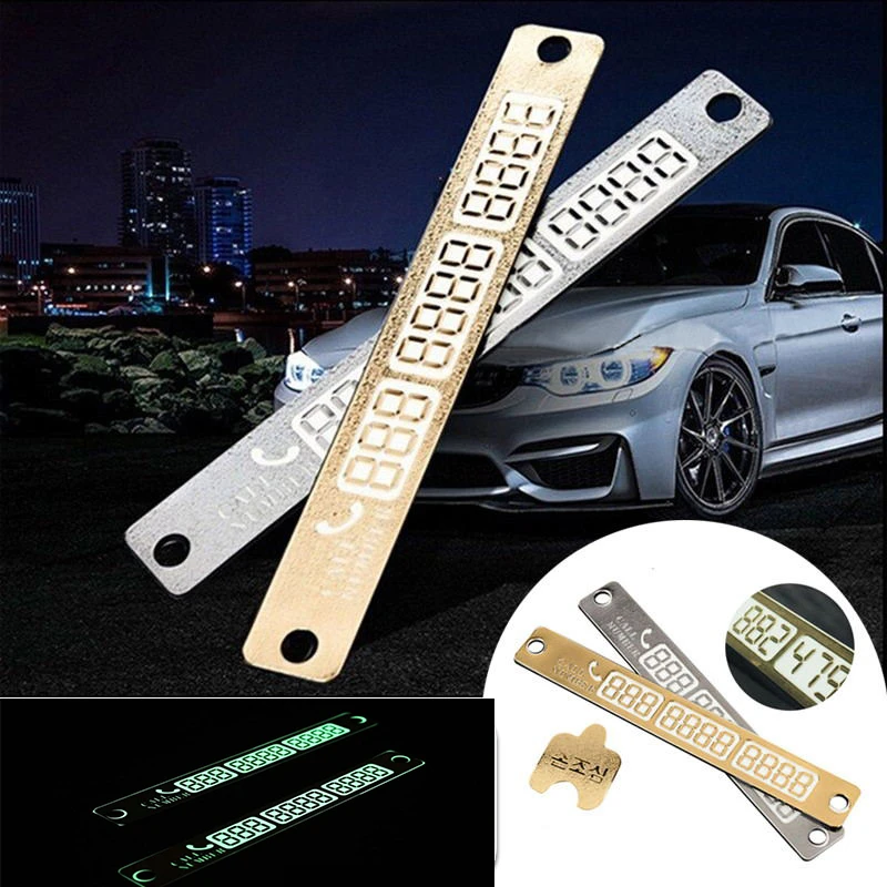 Universal Car Night Luminous Temporary Parking Card Telephone Number Sticker Auto Stop Parking Sign Notice Number Sucker Card
Universal Car Night Luminous Temporary Parking Card Telephone Number Sticker Auto Stop Parking Sign Notice Number Sucker Card