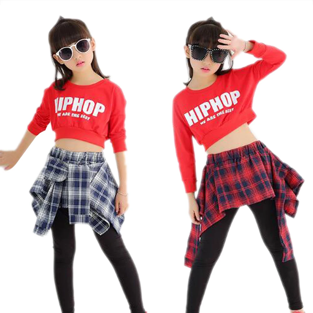 New Child Girl Hip Hop Dance Costumes Students Jazz Clothes Modern Dancing Tops & Culottes 2PCS Set for Performance and Training
New Child Girl Hip Hop Dance Costumes Students Jazz Clothes Modern Dancing Tops & Culottes 2PCS Set for Performance and Training