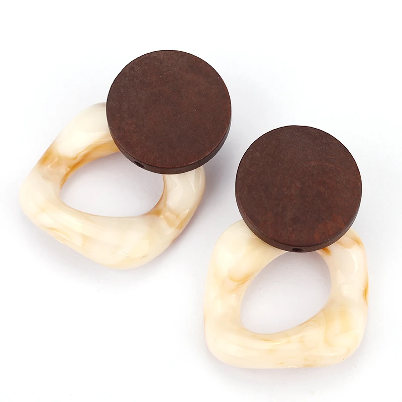Flashbuy New Simple Geometric Dangle Earrings For Women Wooden Resin Earrings Fashion Korean Statement Geometric Jewelry
Flashbuy New Simple Geometric Dangle Earrings For Women Wooden Resin Earrings Fashion Korean Statement Geometric Jewelry