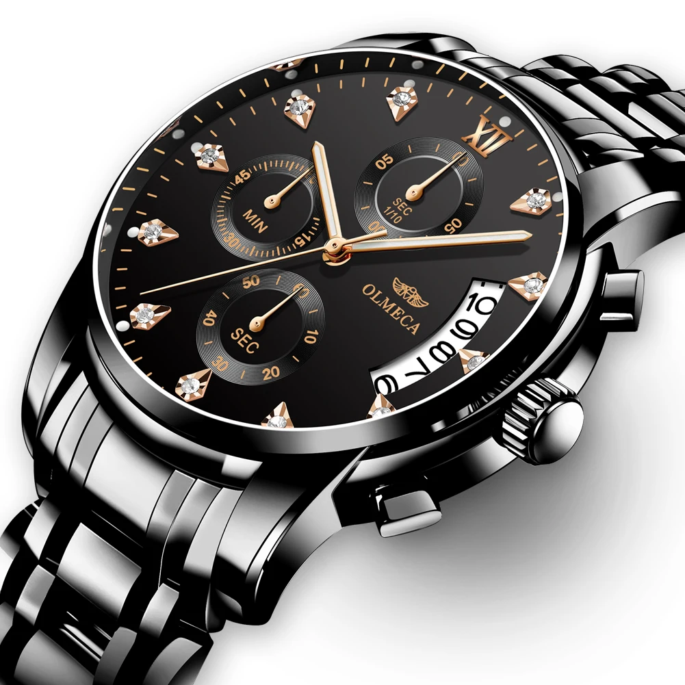 OLMECA Mens Watches Top Brand Luxury Clock Relogio Masculino 3ATM Waterproof Watches Chronograph Wristwatch for Men 0827
OLMECA Mens Watches Top Brand Luxury Clock Relogio Masculino 3ATM Waterproof Watches Chronograph Wristwatch for Men 0827