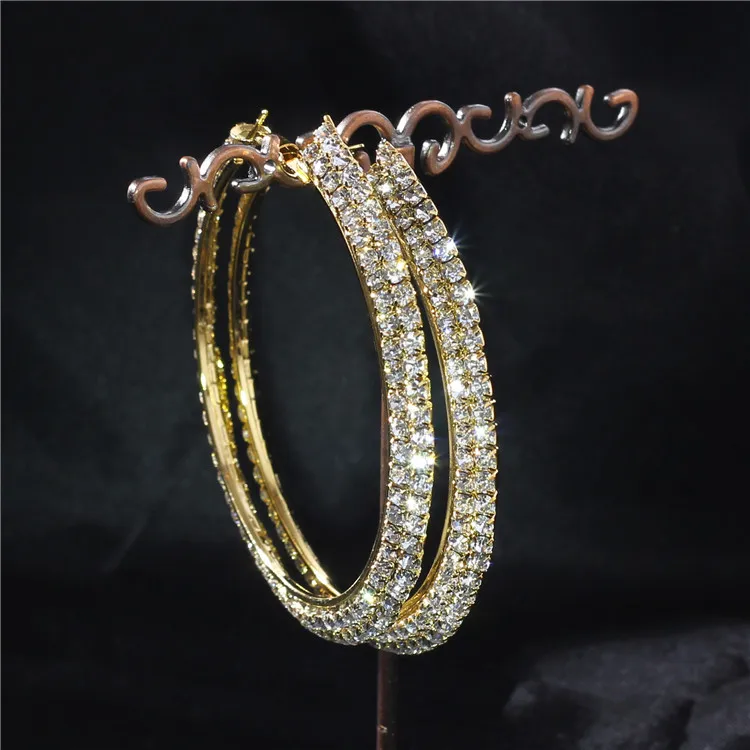 3-7cm Double Rows Basketball Wives Rhinestone Hoop Earrings Crystal Cubic Zirconia Hoop Earrings
3-7cm Double Rows Basketball Wives Rhinestone Hoop Earrings Crystal Cubic Zirconia Hoop Earrings