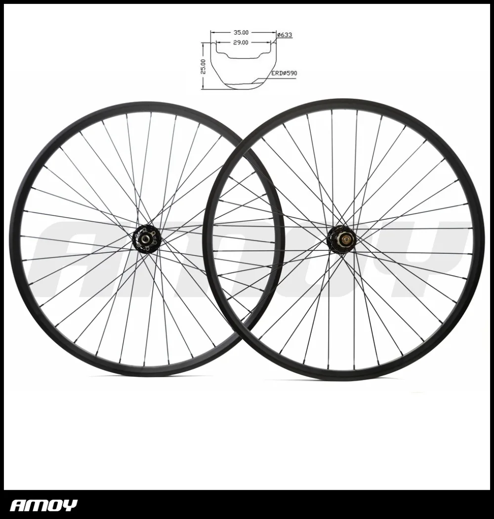 29er MTB AM ENDURO all mountain bike 35mm width hookless carbon wheelset UD 3K 12K 28 holes 711 712 29in wheels
29er MTB AM ENDURO all mountain bike 35mm width hookless carbon wheelset UD 3K 12K 28 holes 711 712 29in wheels