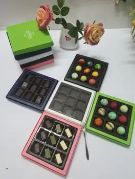 16.8*16.2*2.4CM chocolate Macaroon box hold 9 pcs.cracker Box packaging.50 piece\lot
16.8*16.2*2.4CM chocolate Macaroon box hold 9 pcs.cracker Box packaging.50 piece\lot