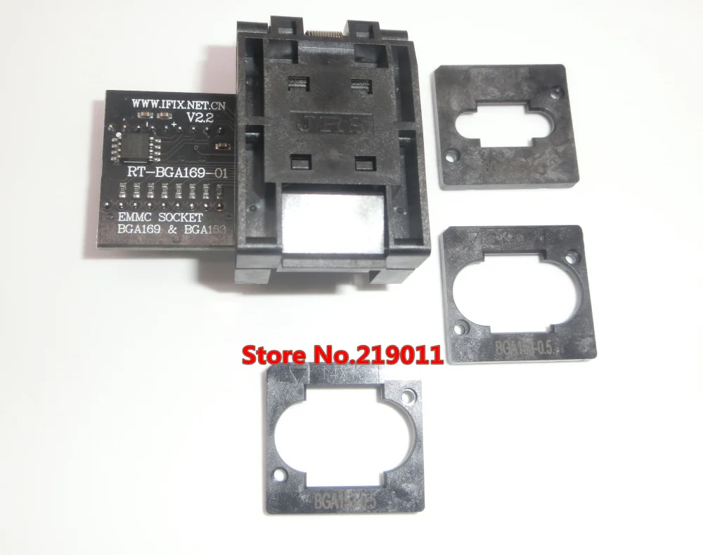 RT-BGA169-01 V2.0 EMMC Seat EMCP153 EMCP169 Socket BGA169 BGA153 EMMC ADAPTER 11.5*13mm add more 3 pcs Matrix FOR RT809H
RT-BGA169-01 V2.0 EMMC Seat EMCP153 EMCP169 Socket BGA169 BGA153 EMMC ADAPTER 11.5*13mm add more 3 pcs Matrix FOR RT809H