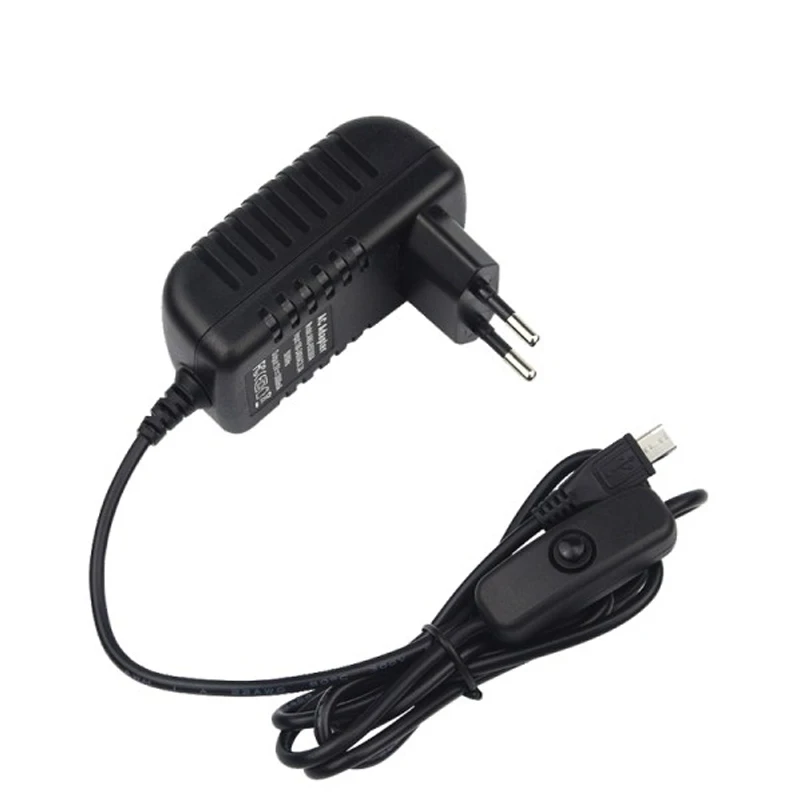 Raspberry Pi 3 B+ Power Supply 5V 3A Switch Button Micro USB Power Charger Adapter EU US UK AU Plug for Raspberry Pi 3 Model B+
Raspberry Pi 3 B+ Power Supply 5V 3A Switch Button Micro USB Power Charger Adapter EU US UK AU Plug for Raspberry Pi 3 Model B+