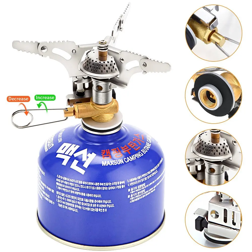 Jeebel Portable Backpacking Stove for Camping with Piezo Ignition 3500w Ultralight Pocket Stove Butane Gas Burner
Jeebel Portable Backpacking Stove for Camping with Piezo Ignition 3500w Ultralight Pocket Stove Butane Gas Burner