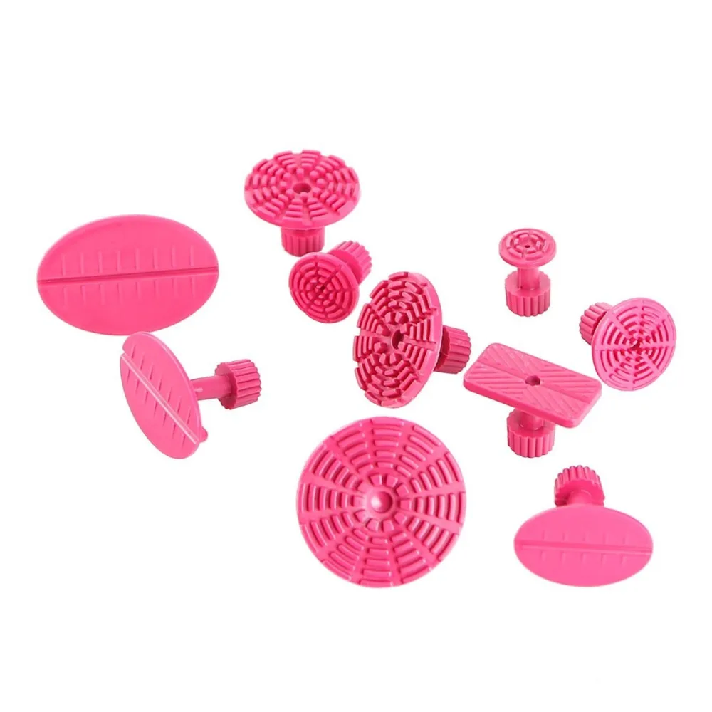 Sale 40pcs red Dent Removal Repair Tool Paintless Kits Glue Puller Sets Tabs PDR tools glue tabs for T-bar puller dent lifter (4)