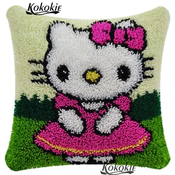 Latch hook rug Crocheting Kit Rug Yarn diy Unfinished Embroidery Pillowcase cross stitch cushions cats embroider needlework kits
Latch hook rug Crocheting Kit Rug Yarn diy Unfinished Embroidery Pillowcase cross stitch cushions cats embroider needlework kits