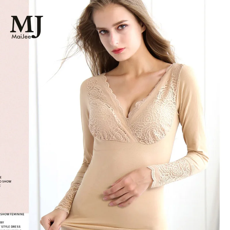 X046 MaiJee Camiseta Termica Ropa Lnterior Termica Mujer Polera Termica Mujer Top Underwear Women Lace 2019 New Tights
X046 MaiJee Camiseta Termica Ropa Lnterior Termica Mujer Polera Termica Mujer Top Underwear Women Lace 2019 New Tights