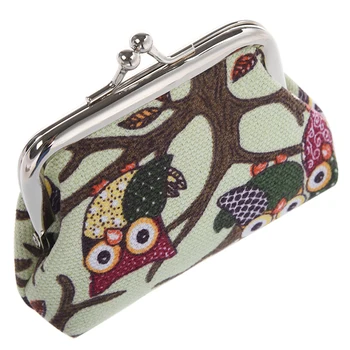 Women's Owl Printed Coin Purse Wallet Canvas Pouch Money Bag(green)
Women's Owl Printed Coin Purse Wallet Canvas Pouch Money Bag(green)