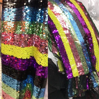 1Meter New Fashion Colorful Stripe Sequins Apparel Cloth Material Lace 130cm for Stafe Dancing Show DIY LC0185
1Meter New Fashion Colorful Stripe Sequins Apparel Cloth Material Lace 130cm for Stafe Dancing Show DIY LC0185