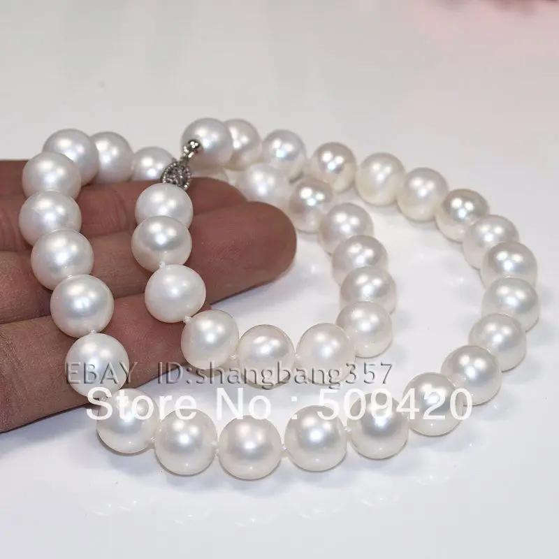 ~~ Free ShippingNew AAA 11-12mm White Natural Fresh Water Cultured Akoya Pearl Necklace
~~ Free ShippingNew AAA 11-12mm White Natural Fresh Water Cultured Akoya Pearl Necklace
