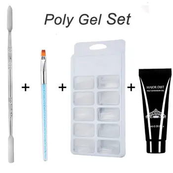 100 Pcs Poly Gel Kits French Nail Art Clear Camouflage Color Crystal Nail Tip Form Crystal UV LED Slip Quick Extension Gel
100 Pcs Poly Gel Kits French Nail Art Clear Camouflage Color Crystal Nail Tip Form Crystal UV LED Slip Quick Extension Gel