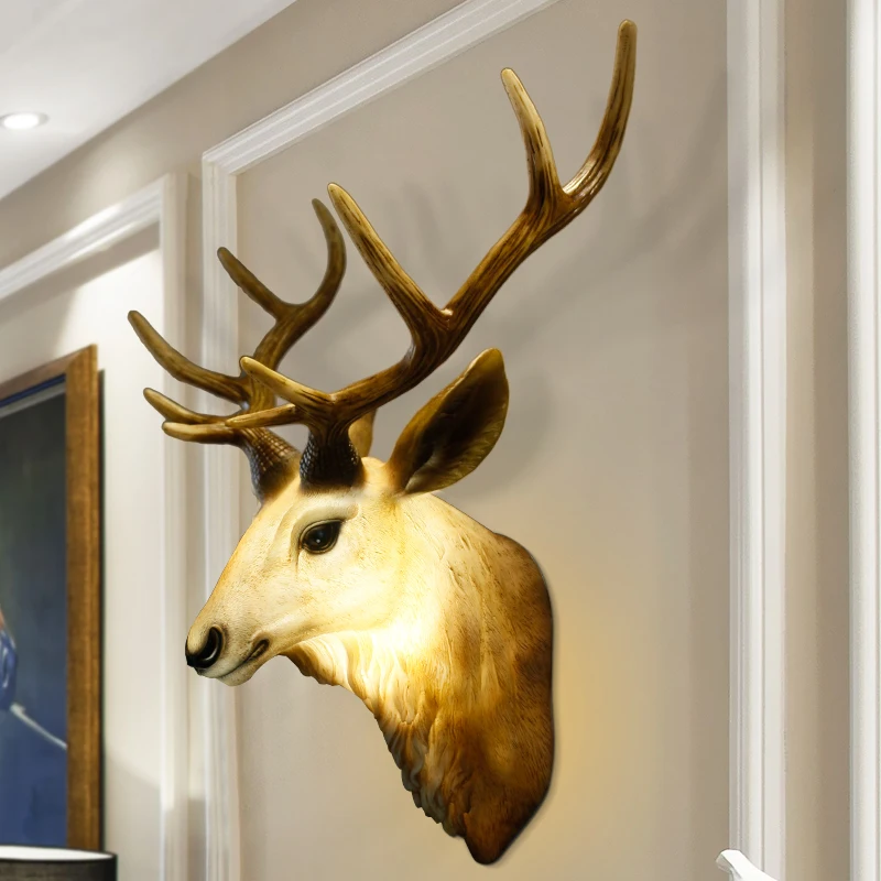 European style wall lamp dining room retro background wall lamp LED lamps of deer antlers Nordic creative wall light ZA830157
European style wall lamp dining room retro background wall lamp LED lamps of deer antlers Nordic creative wall light ZA830157