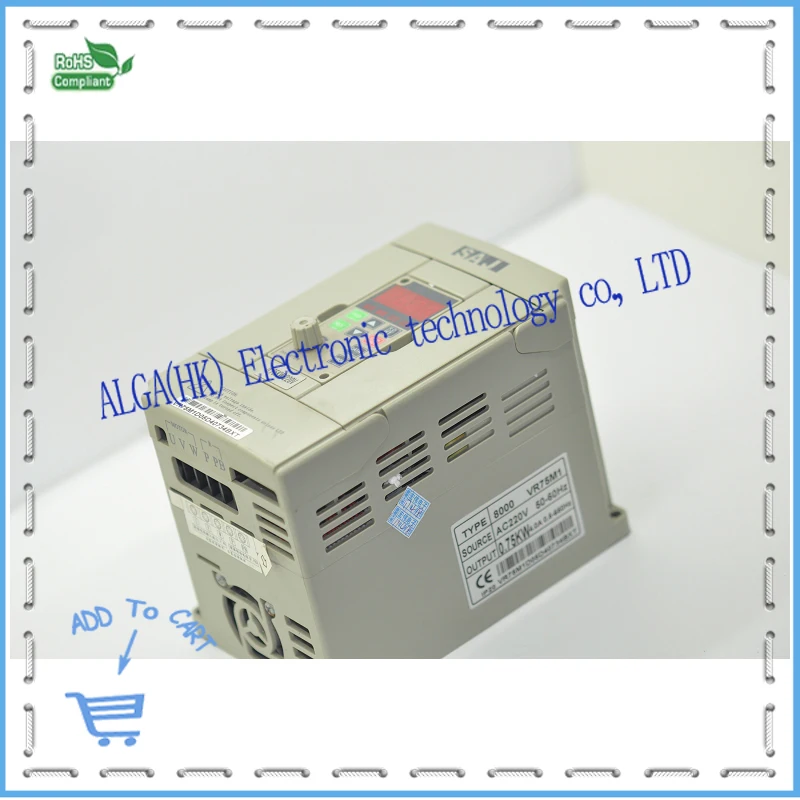Frequency converter 8000 series VR75M1 0.75KW 220V has been testing good package sell at a low price.
Frequency converter 8000 series VR75M1 0.75KW 220V has been testing good package sell at a low price.