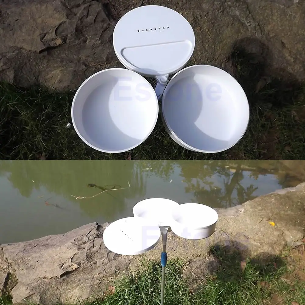 Fishing Accessories White Round Dual Plastic Fishing Bait Lure Box Case Container With Support Post
Fishing Accessories White Round Dual Plastic Fishing Bait Lure Box Case Container With Support Post