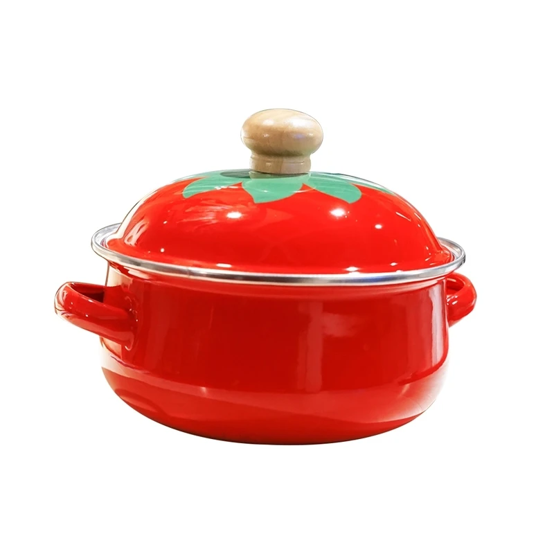 18cm 1.5L Japanese Tomato Enamel Soup Pot Stockpot Mini Saucepan Milk Noodles Cooking Pan Pot For Induction Cooker Gas Cooker
18cm 1.5L Japanese Tomato Enamel Soup Pot Stockpot Mini Saucepan Milk Noodles Cooking Pan Pot For Induction Cooker Gas Cooker