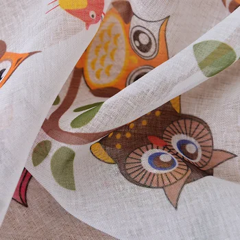 2018 soft fabric sheer tulle curtains for bedroom owl window children Curtains for Living Room kitchen curtains tulles 1pc
2018 soft fabric sheer tulle curtains for bedroom owl window children Curtains for Living Room kitchen curtains tulles 1pc