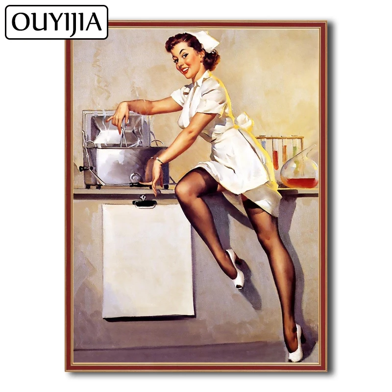 OUYIJIA 5D DIY Beauty Sexy Decoration Nurse Girl Diamond Painting Full Square Rhinestone Picture Embroidery Cross Diamond Mosaic
OUYIJIA 5D DIY Beauty Sexy Decoration Nurse Girl Diamond Painting Full Square Rhinestone Picture Embroidery Cross Diamond Mosaic