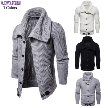 High quality 2018 brand Winter mens knitted Horn button sweaters coats casual mens thick knitting outerwear fashion mens tops
High quality 2018 brand Winter mens knitted Horn button sweaters coats casual mens thick knitting outerwear fashion mens tops