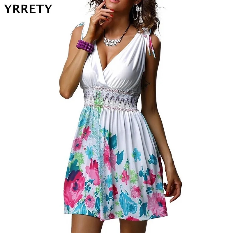 YRRETY High Elastic Waist Vintage Dress A-line Style Women V Neck Floral Chiffon Dress Party Beach Dresses Floral Sundress S-5XL
YRRETY High Elastic Waist Vintage Dress A-line Style Women V Neck Floral Chiffon Dress Party Beach Dresses Floral Sundress S-5XL