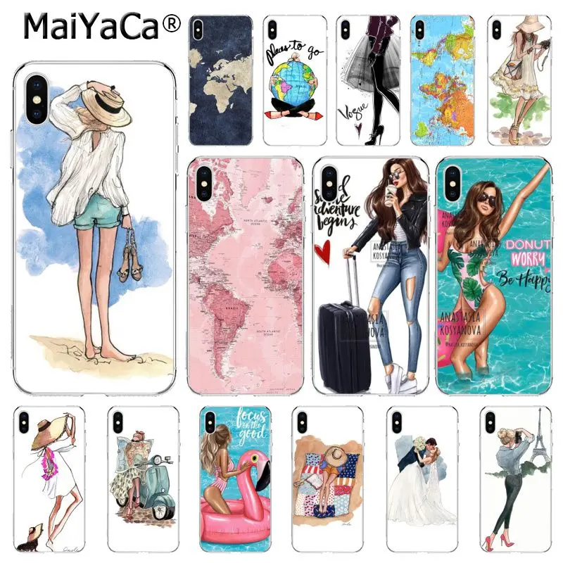 MaiYaCa Summer Girl Travel Map Phone Case For iphone 11 Pro 11Pro Max 8 7 6 6S Plus X XS MAX 5 5S SE XR
MaiYaCa Summer Girl Travel Map Phone Case For iphone 11 Pro 11Pro Max 8 7 6 6S Plus X XS MAX 5 5S SE XR
