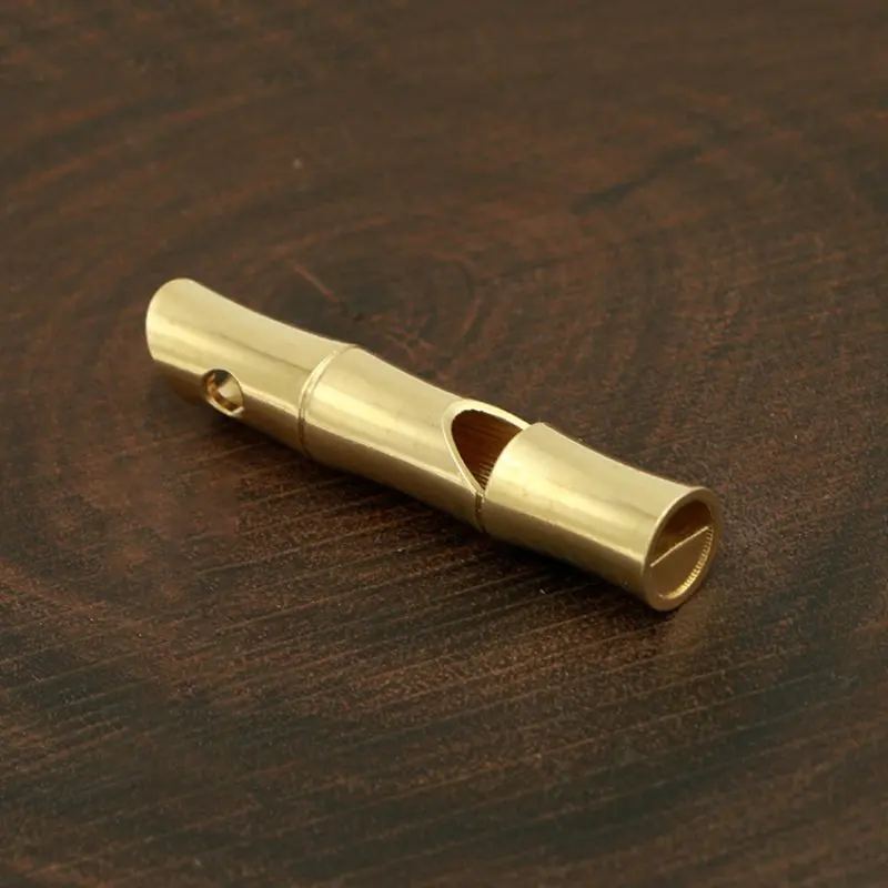 Survival Whistle Emergency Bamboo Shape Section Whistle Loud Version High Decibel Copper EDC Tool For Help Defensive Training
Survival Whistle Emergency Bamboo Shape Section Whistle Loud Version High Decibel Copper EDC Tool For Help Defensive Training