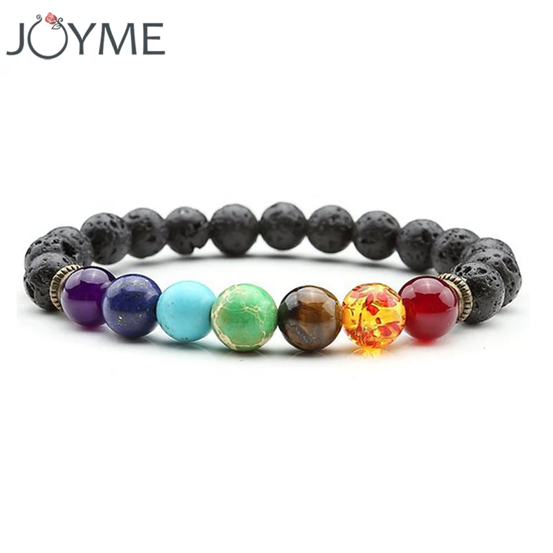 7 Chakra Bracelets & Bangles Men Lava Healing Balance Reiki Buddha Prayer Natural Stone Beaded Yoga Chackra Bracelet for Women
7 Chakra Bracelets & Bangles Men Lava Healing Balance Reiki Buddha Prayer Natural Stone Beaded Yoga Chackra Bracelet for Women