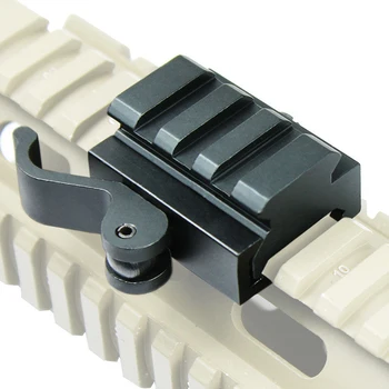 Tactical Airsoft 1/2" Half Inch Mini Riser Block Mount For Picatinny Rails With Quick Detach QD Cam Lever Lock For Hunting
Tactical Airsoft 1/2" Half Inch Mini Riser Block Mount For Picatinny Rails With Quick Detach QD Cam Lever Lock For Hunting
