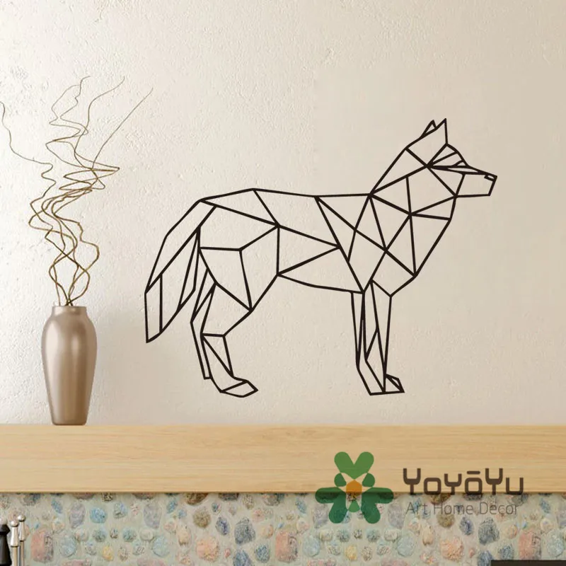 Removable Wolf Wall Decal Geometric Animal Wolf Art Wall Sticker 3D Home Decor Mural for Kids Nursery Room Decoration NY-105
Removable Wolf Wall Decal Geometric Animal Wolf Art Wall Sticker 3D Home Decor Mural for Kids Nursery Room Decoration NY-105