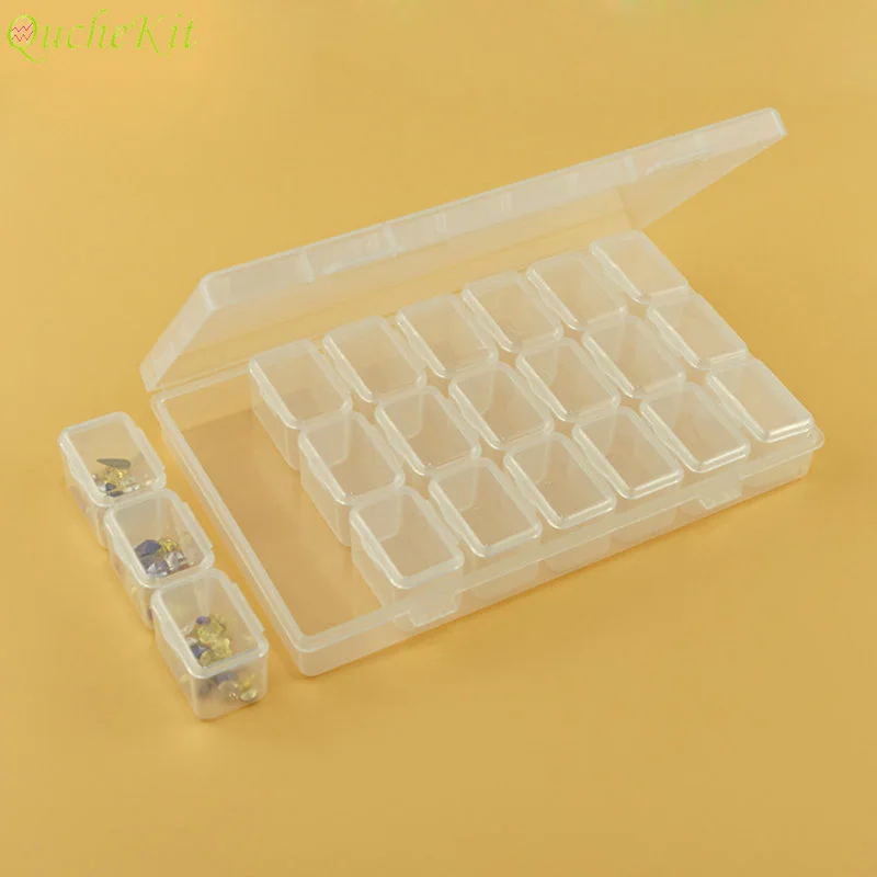 21 Grids Adjustable Clear Nail Drill Plastic Storage Box Jewelry Earring Bead Screw Holder Case Pill Dispenser Container
21 Grids Adjustable Clear Nail Drill Plastic Storage Box Jewelry Earring Bead Screw Holder Case Pill Dispenser Container