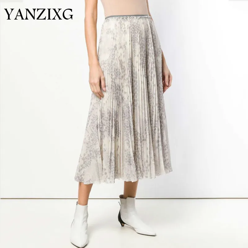 2019 New A-line Summer And Spring Fashion Women Clothes High Waist Elastic Pleated Printed Flowers Halfbody Skirts R769
2019 New A-line Summer And Spring Fashion Women Clothes High Waist Elastic Pleated Printed Flowers Halfbody Skirts R769